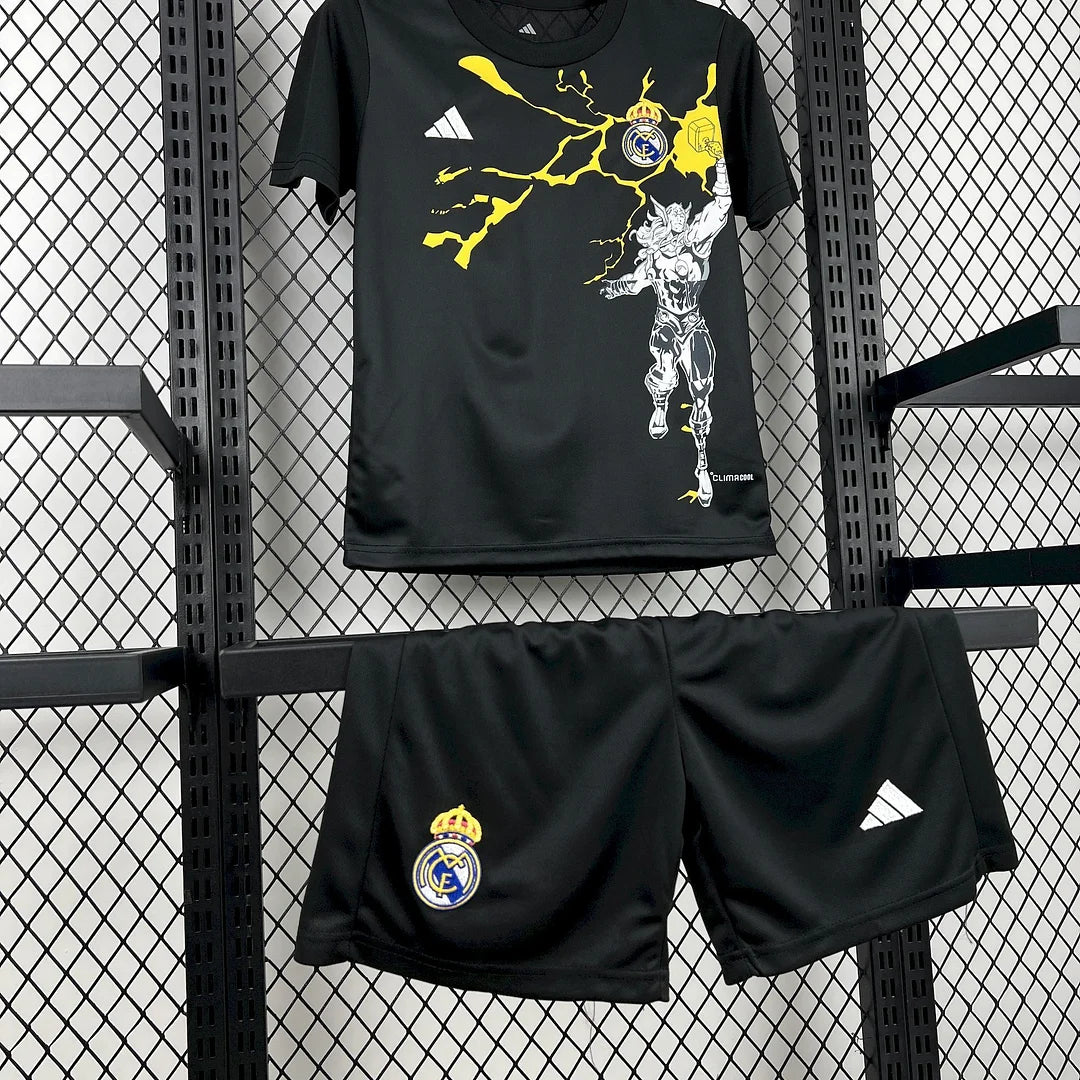 2025/2026 Real Madrid Collaboration With Marvel 02 Football Shirt 1:1 Kids Size