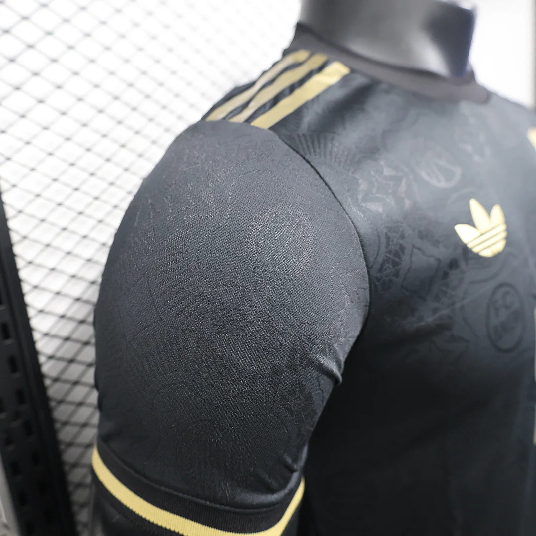 2025/2026 Player Version Bayern Munich 125th Anniversary Black Soccer Jersey 1:1