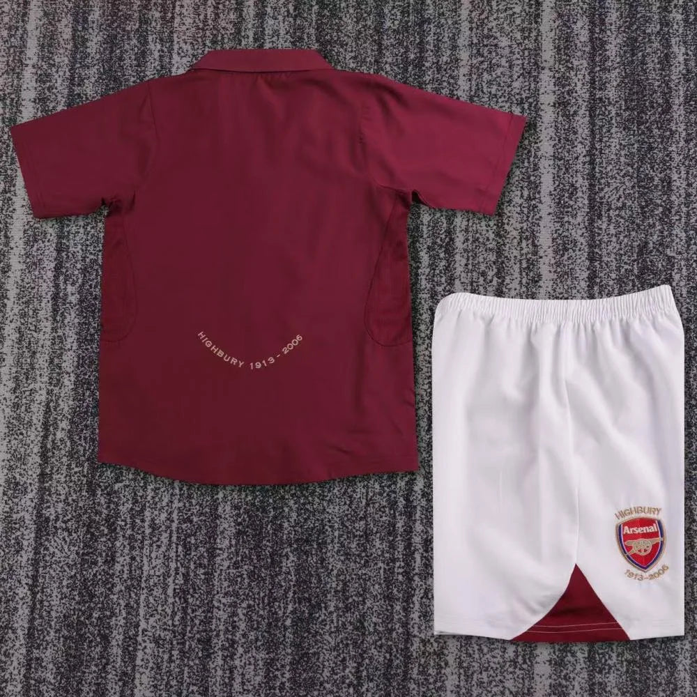 2005-2006 Retro Arsenal Home Football Shirt 1:1 Kids Size