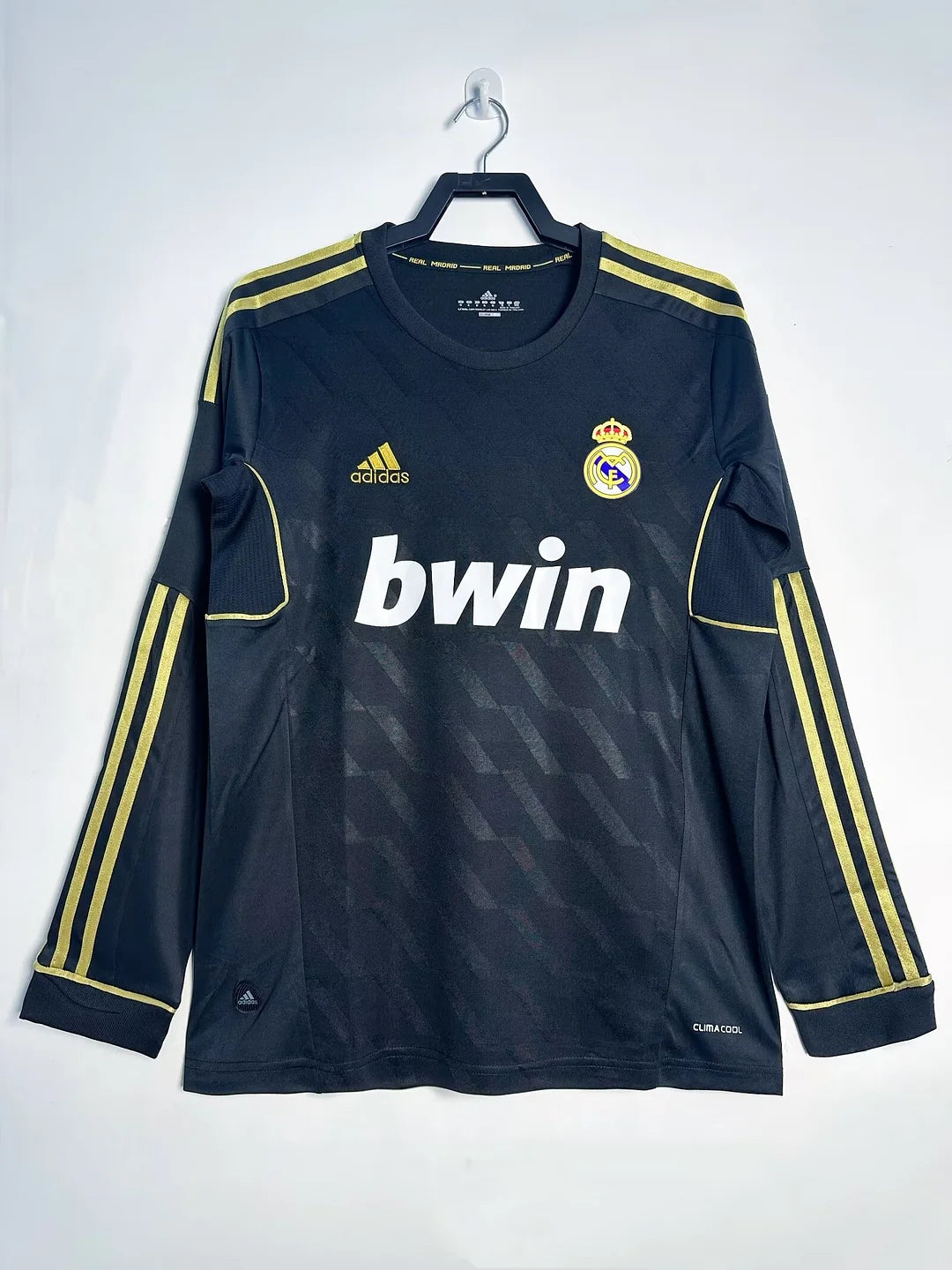 2011/2012 Retro Long Sleeve Real Madrid Away Jersey 1:1