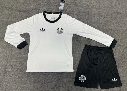 2025/2026 Long Sleeve Germany 125th Anniversary Edition White Football Jersey 1:1 Kids Size