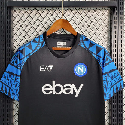 2023/2024 Napoli Training Wear Black Soccer Jersey 1:1