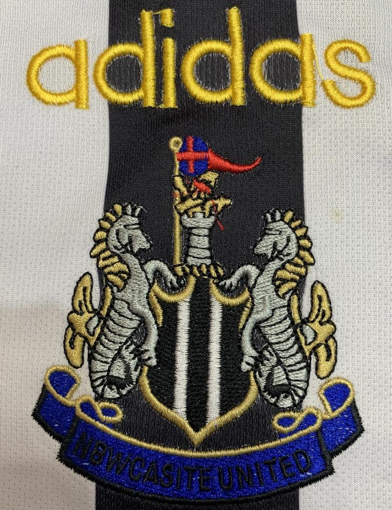 1997-1999 Retro Newcastle United Home Soccer Jersey 1:1