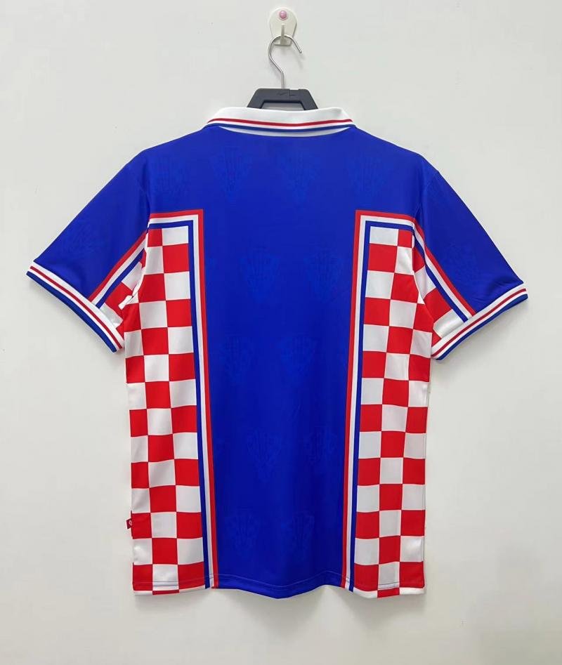 1998 Retro Croatia National Team Away Football Shirt 1:1