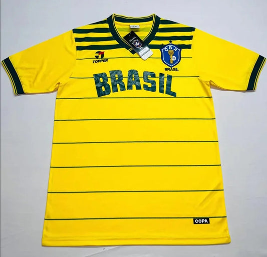 1984 Retro Brazil Home Soccer Jersey 1:1
