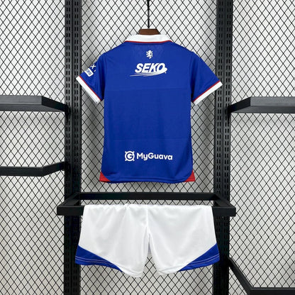 2025/2026 Rangers Home Football Shirt 1:1 Kids Size