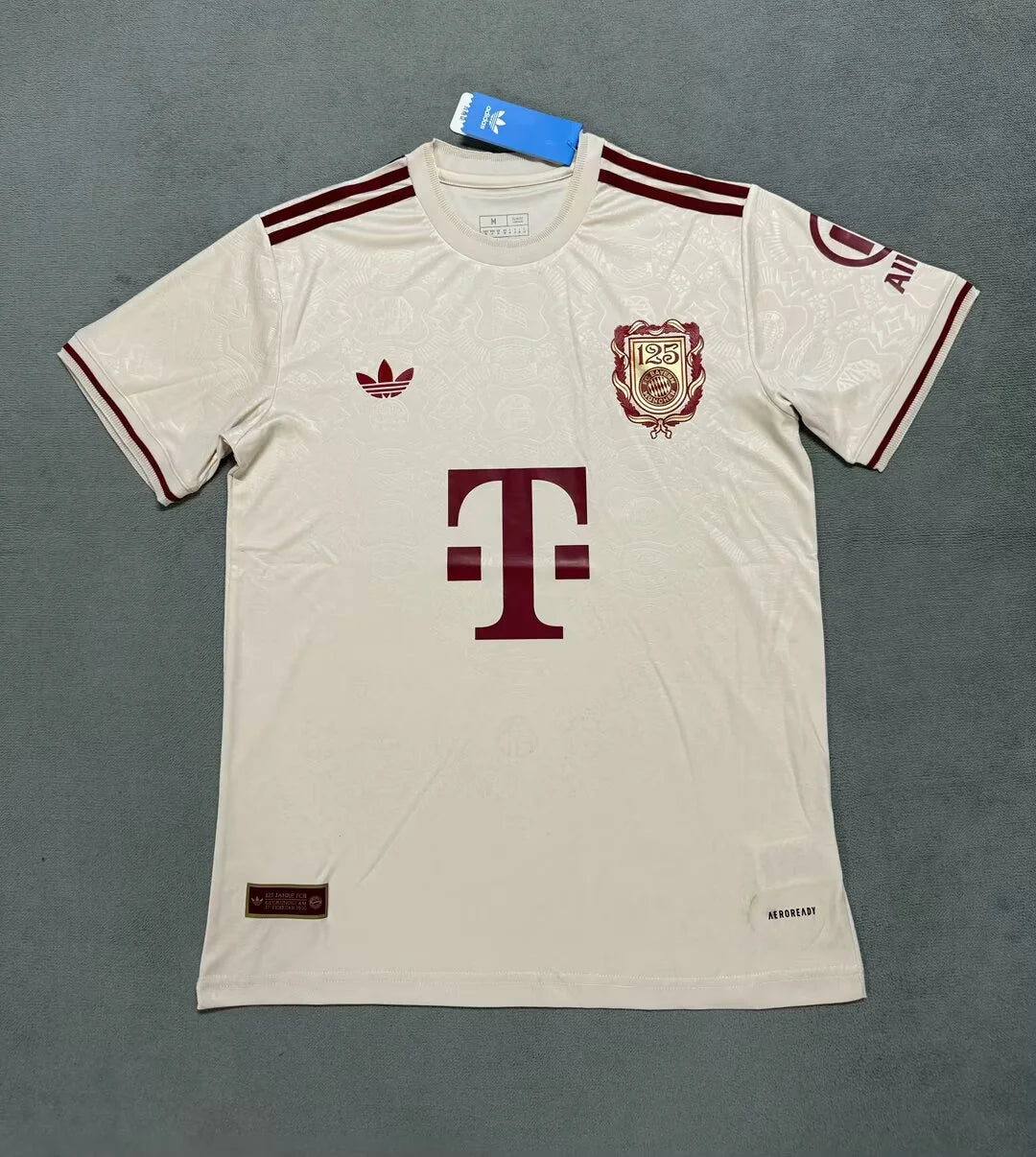2025/2026 Bayern Munich 125th Anniversary Edition Apricot Football Jersey 1:1