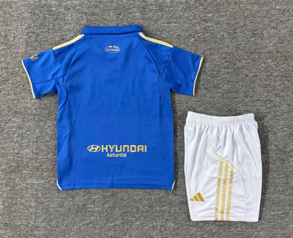 2025/2026 Real Oviedo Home Football Shirt 1:1 Kids Size