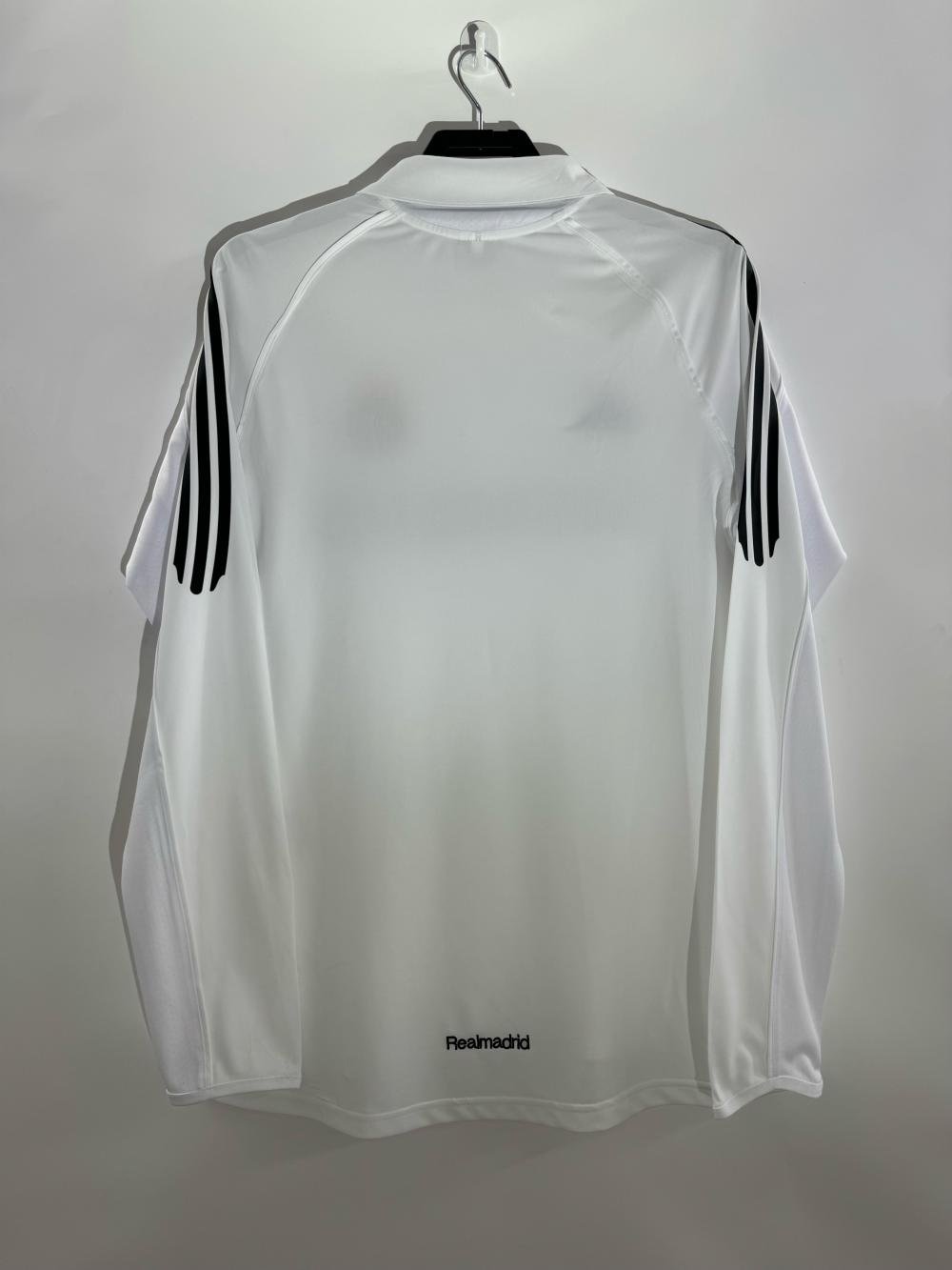 2005/2006 Retro Long Sleeve Real Madrid Home Soccer Jersey 1:1