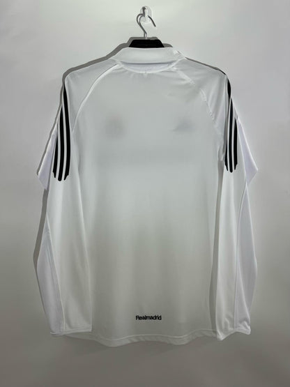2005/2006 Retro Long Sleeve Real Madrid Home Soccer Jersey 1:1