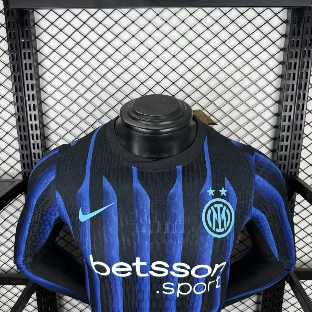 2025/2026 Long Sleeves Inter Milan Home Player Version Football Jersey1:1 Quality Thai