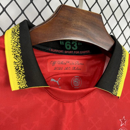 2025/2026 AC Milan Co-Branded Edition Red Football Jersey 1:1