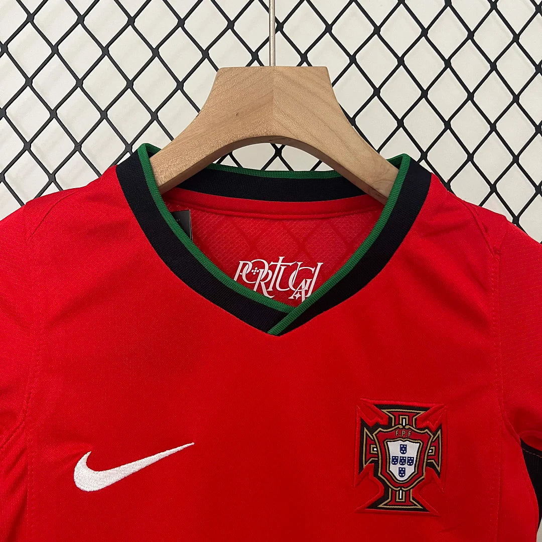 2024 Portugal Home Football Shirt 1:1 Kids Size