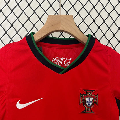 2024 Portugal Home Football Shirt 1:1 Kids Size