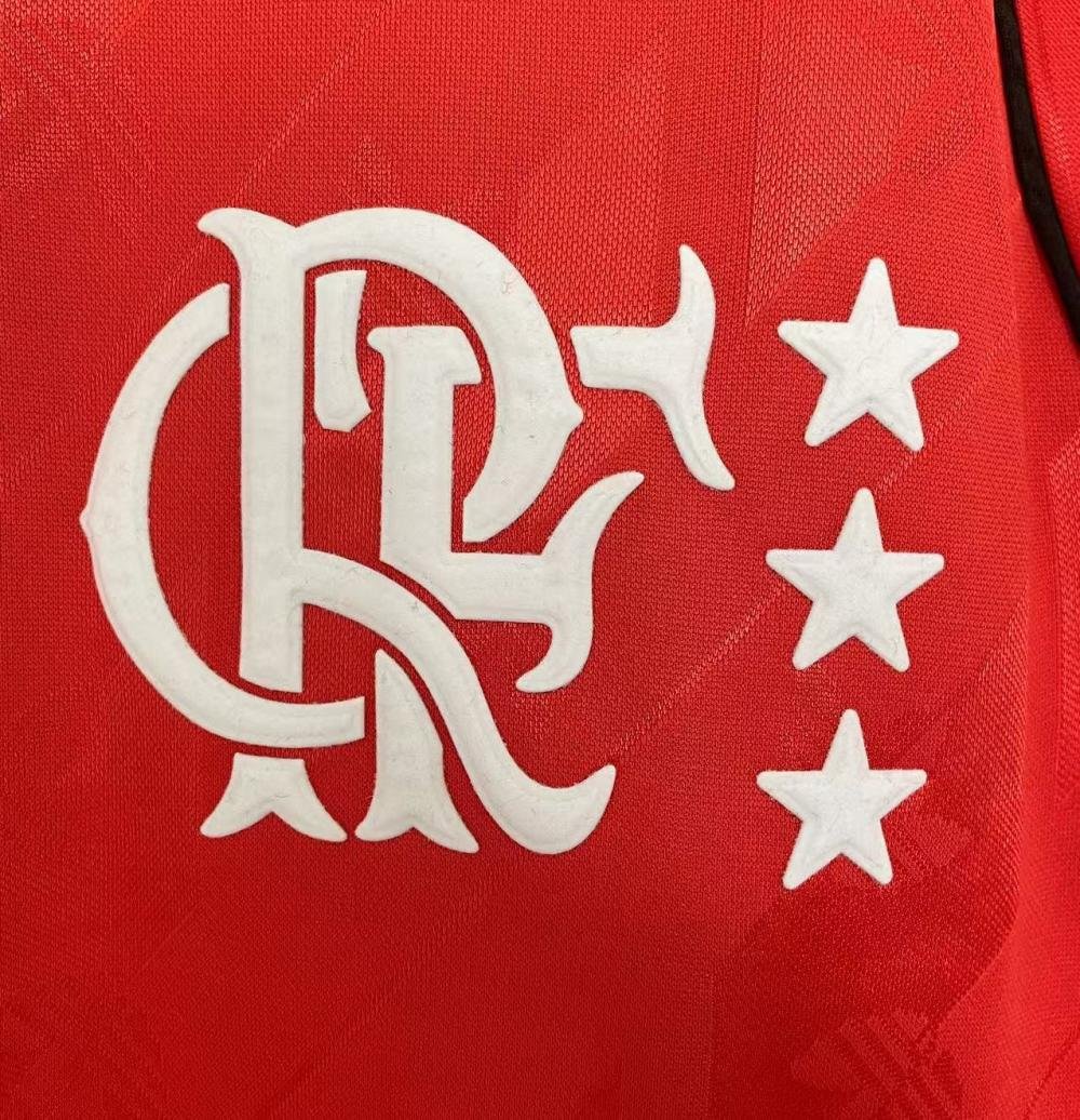 2024-2025 Retro commemorative Flamengo Home Football Jersey 1:1 Thai Qualit