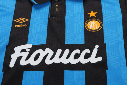 1992-1994 Retro Inter Milan Home Football Jersey 1:1 Kids Size