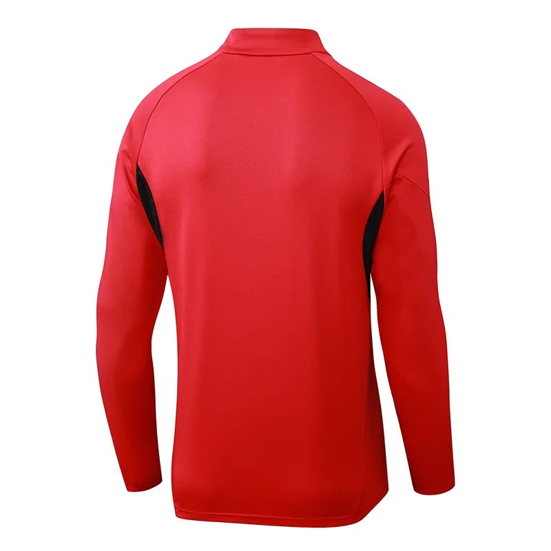 2025/2026 Arsenal Half-Pull Training Suit Red Football Shirt 1:1 Set
