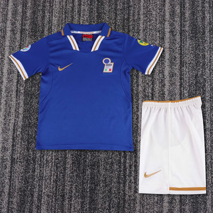 1996 Retro Italy Home Football Jersey 1:1 Kids Size